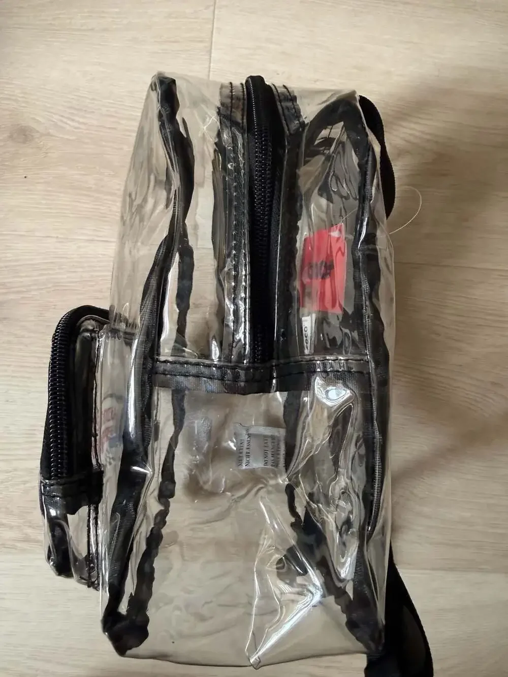 FOCO Auto Club Speedway NASCAR Clear Vinyl Stadium Backpack